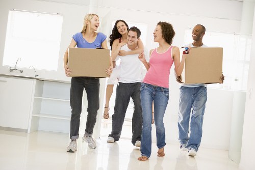 House movers helping with a residential move in Harrow