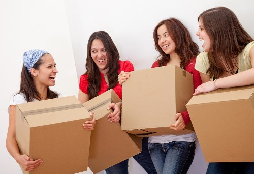 Commercial removal team moving office equipment in Harrow