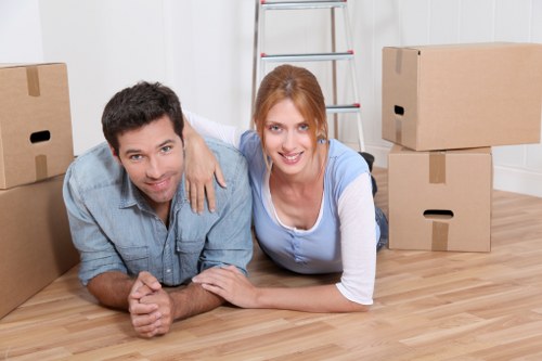 Furniture collection team helping with household item removal in Harrow