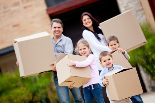 Local removals team loading furniture for a Harrow move