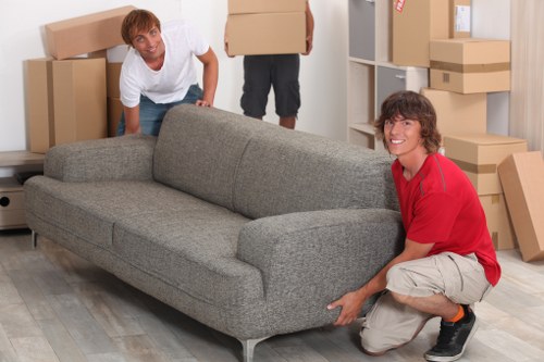 Moving van prepared for a flat or house removal in Harrow
