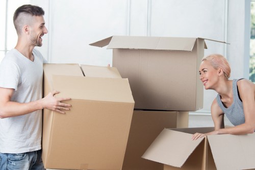 Local removal team handling an office move in Harrow