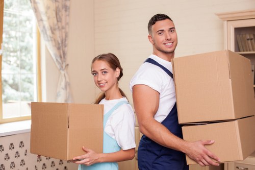 Prepared removals van for a residential or office move in Harrow