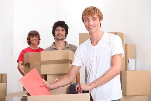 Careful unpacking support in a Harrow property
